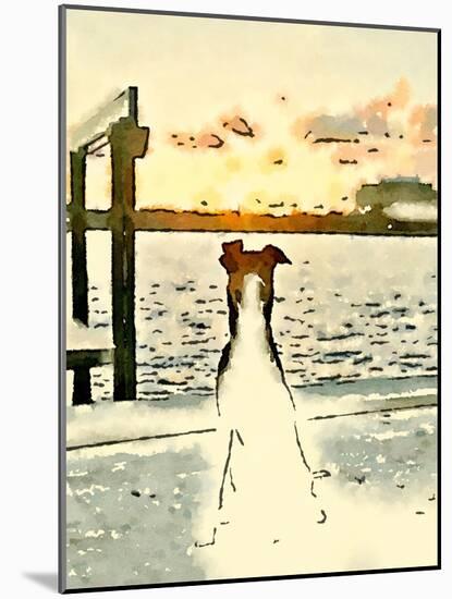 Paws At Sunset-Acosta-Mounted Art Print