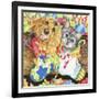 Paws for Christmas-Karen Middleton-Framed Giclee Print