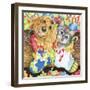 Paws for Christmas-Karen Middleton-Framed Giclee Print