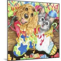 Paws for Christmas-Karen Middleton-Mounted Giclee Print