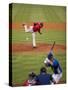 Pawtucket Red Sox and Durham Bulls Batter, Minor League Baseball Game, Durham, North Carolina, Usa-Paul Souders-Stretched Canvas