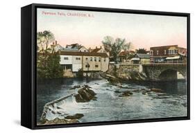 Pawtuxet Falls, Cranston, Rhode Island-null-Framed Stretched Canvas