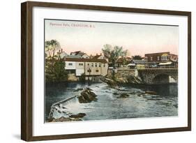 Pawtuxet Falls, Cranston, Rhode Island-null-Framed Art Print