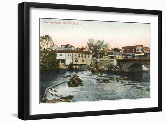 Pawtuxet Falls, Cranston, Rhode Island-null-Framed Art Print