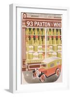 Paxton and Whitfield Cheesemongers, 1938-Eric Ravilious-Framed Giclee Print