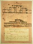 Sketch for the Crystal Palace, Built for the Great Exhibition of 1851, 1850-Paxton-Framed Stretched Canvas