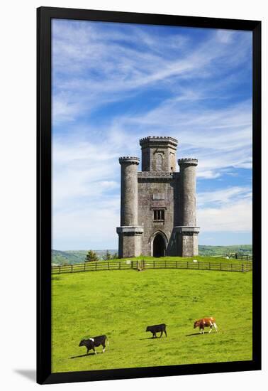 Paxtons Tower, Llanarthne, Carmarthenshire, Wales, United Kingdom, Europe-Billy Stock-Framed Photographic Print