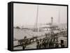 Pay Day for the Stevedores, Baltimore, Md.-null-Framed Stretched Canvas