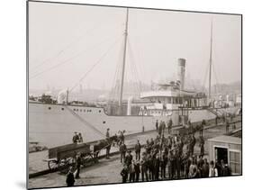 Pay Day for the Stevedores, Baltimore, Md.-null-Mounted Photo