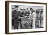 Pay Day on Board HMS Royal Sovereign, 1895-Gregory & Co-Framed Giclee Print