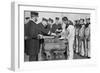 Pay Day on Board HMS Royal Sovereign, 1895-Gregory & Co-Framed Giclee Print