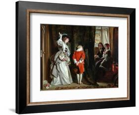 Pay for Peeping, 1872-John Callcott Horsley-Framed Giclee Print