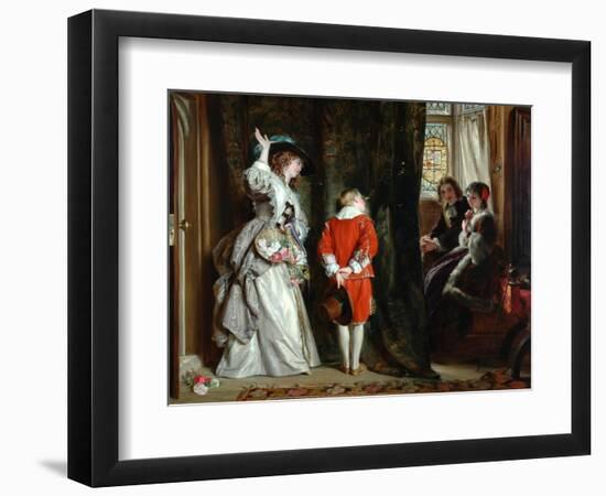 Pay for Peeping, 1872-John Callcott Horsley-Framed Giclee Print