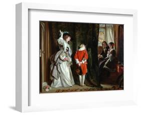 Pay for Peeping, 1872-John Callcott Horsley-Framed Giclee Print