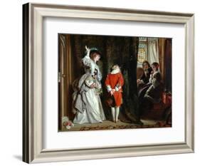 Pay for Peeping, 1872-John Callcott Horsley-Framed Giclee Print