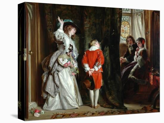 Pay for Peeping, 1872-John Callcott Horsley-Stretched Canvas