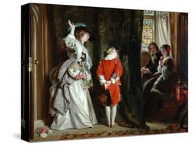 Pay for Peeping, 1872-John Callcott Horsley-Stretched Canvas