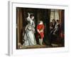 Pay for Peeping, 1872-John Callcott Horsley-Framed Giclee Print