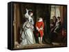 Pay for Peeping, 1872-John Callcott Horsley-Framed Stretched Canvas