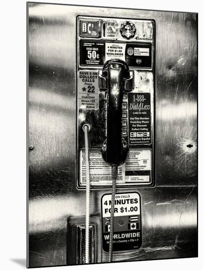 Pay Phone in Grand Central Terminal - Manhattan - New York City - United States - USA-Philippe Hugonnard-Mounted Photographic Print