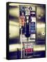 Pay Phone in Grand Central Terminal - Manhattan - New York City - United States-Philippe Hugonnard-Framed Stretched Canvas