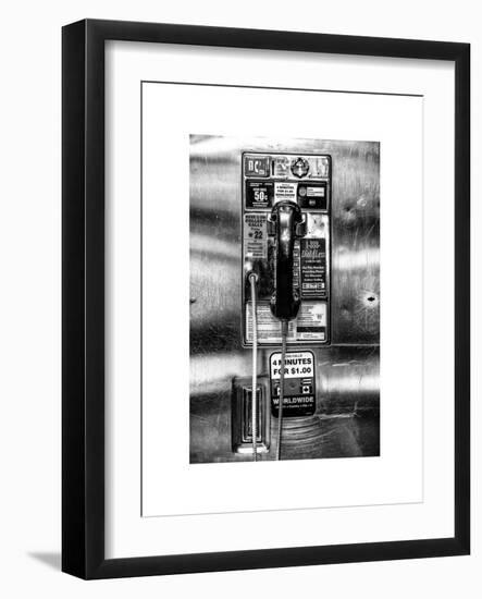 Pay Phone in Grand Central Terminal - Manhattan - New York City - United States-Philippe Hugonnard-Framed Art Print