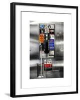 Pay Phone in Grand Central Terminal - Manhattan - New York City - United States-Philippe Hugonnard-Framed Art Print