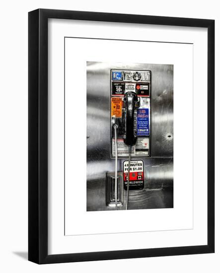 Pay Phone in Grand Central Terminal - Manhattan - New York City - United States-Philippe Hugonnard-Framed Art Print