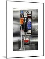 Pay Phone in Grand Central Terminal - Manhattan - New York City - United States-Philippe Hugonnard-Mounted Art Print