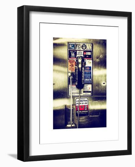 Pay Phone in Grand Central Terminal - Manhattan - New York City - United States-Philippe Hugonnard-Framed Art Print