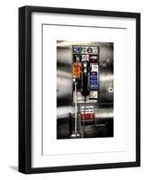 Pay Phone in Grand Central Terminal - Manhattan - New York City - United States-Philippe Hugonnard-Framed Art Print