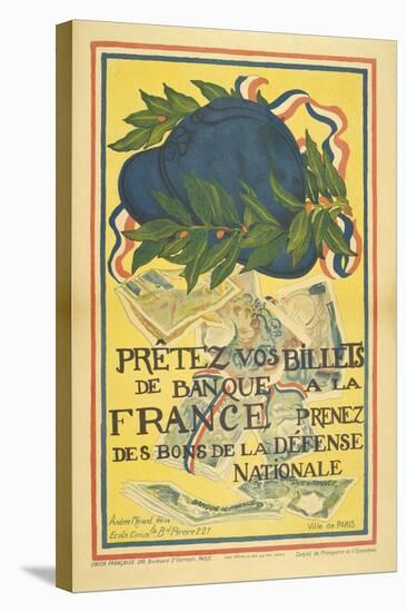 Pay Your Bills For the Defence Of France-null-Stretched Canvas