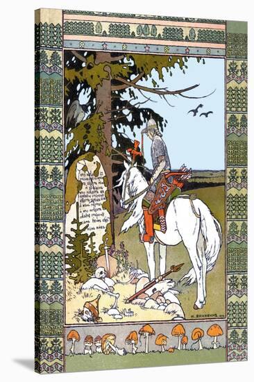 Pay Your Respects-Ivan Bilibin-Stretched Canvas