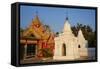 Paya Kyaung Shwenandaw Temple and Monastery, Mandalay, Myanmar (Burma), Asia-Tuul-Framed Stretched Canvas