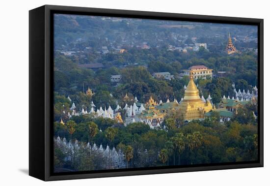 Paya Sandamuni, Temple and Monastery, Mandalay, Myanmar (Burma), Asia-Tuul-Framed Stretched Canvas
