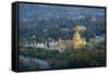 Paya Sandamuni, Temple and Monastery, Mandalay, Myanmar (Burma), Asia-Tuul-Framed Stretched Canvas