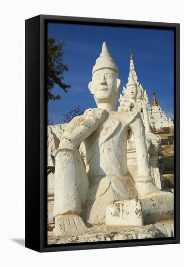 Paya Settawya Temple, Mingun, Sagaing, Myanmar (Burma), Asia-Tuul-Framed Stretched Canvas