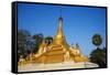 Paya, Temple and Monastery, Mawlamyine (Moulmein), Mon State, Myanmar (Burma), Asia-Tuul-Framed Stretched Canvas