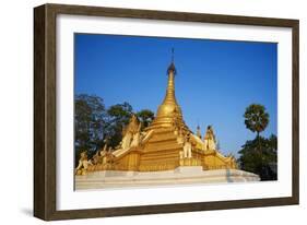 Paya, Temple and Monastery, Mawlamyine (Moulmein), Mon State, Myanmar (Burma), Asia-Tuul-Framed Photographic Print