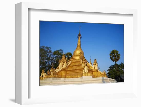 Paya, Temple and Monastery, Mawlamyine (Moulmein), Mon State, Myanmar (Burma), Asia-Tuul-Framed Photographic Print