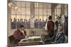 Payday in the Weaving Department of a Textile Mill, 1890s-null-Mounted Giclee Print