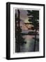 Payette Lake, ID - Evintide on Lake Scene-Lantern Press-Framed Art Print