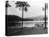 Payette Lake, ID View of Johnson Beach Photograph - Payette Lake, ID-Lantern Press-Stretched Canvas