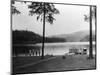 Payette Lake, ID View of Johnson Beach Photograph - Payette Lake, ID-Lantern Press-Mounted Art Print