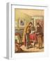 Paying for Letter Delivery, C1870-Oskar Pletsch-Framed Giclee Print