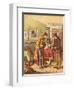 Paying for Letter Delivery, C1870-Oskar Pletsch-Framed Giclee Print