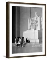 Paying Homage to Lincoln-William J. Smith-Framed Premium Photographic Print