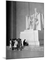 Paying Homage to Lincoln-William J. Smith-Mounted Premium Photographic Print