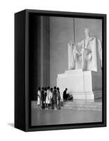 Paying Homage to Lincoln-William J. Smith-Framed Stretched Canvas