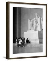 Paying Homage to Lincoln-William J. Smith-Framed Photographic Print